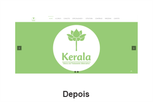 Site Clínica Kerala
